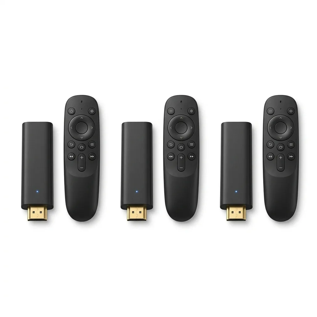 3x EZStream TV Box sticks and 3 remotes